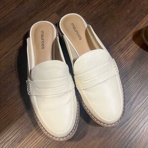 Maurices Cream Women's Loafers